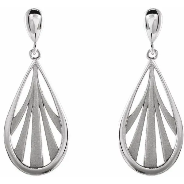 Geometric Dangle Earrings Image 2 Rasmussen Jewelers Spanish Fork, UT