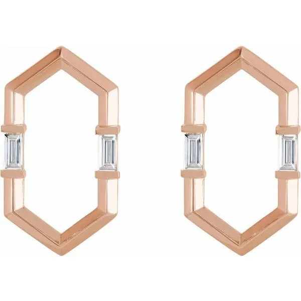 Geometric Earrings Image 2 Hopman Jewelers Elkhart, IN