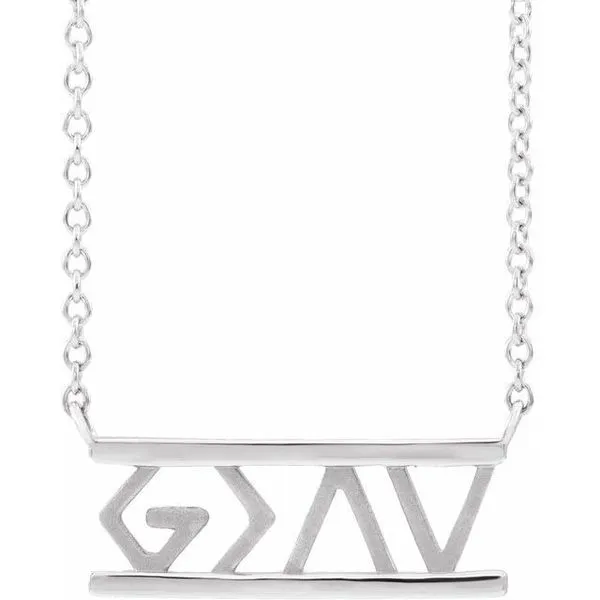 God is Greater than the Highs & Lows Necklace Hopman Jewelers Elkhart, IN