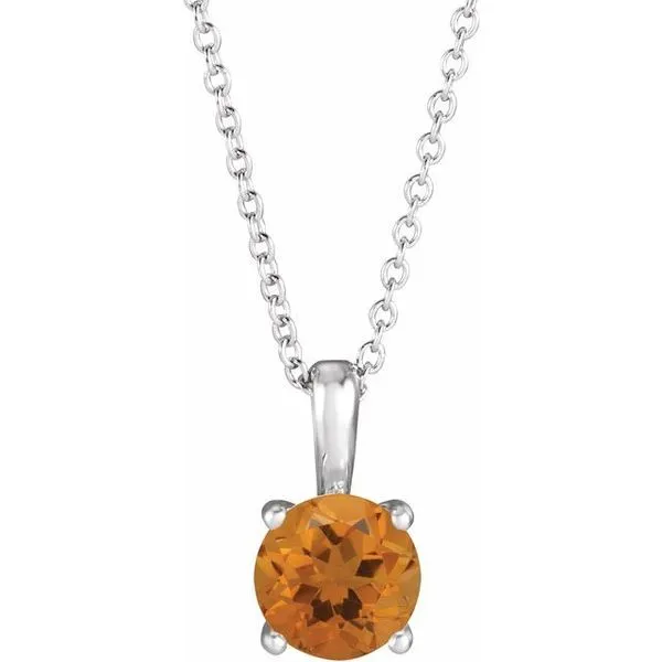 Solitaire Necklace Hopman Jewelers Elkhart, IN