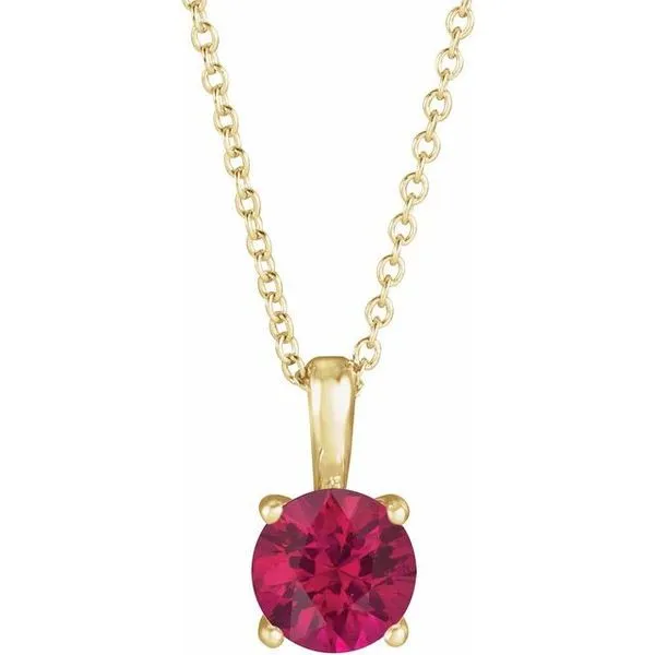 Solitaire Necklace Bauble Patch Jewelers Comstock Park, MI
