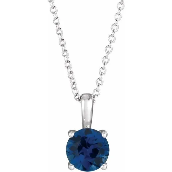 Solitaire Necklace J. Meredith Jewelers Delafield, WI