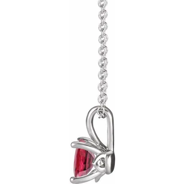 Solitaire Necklace Image 2 Comstock Jewelers Edmonds, WA