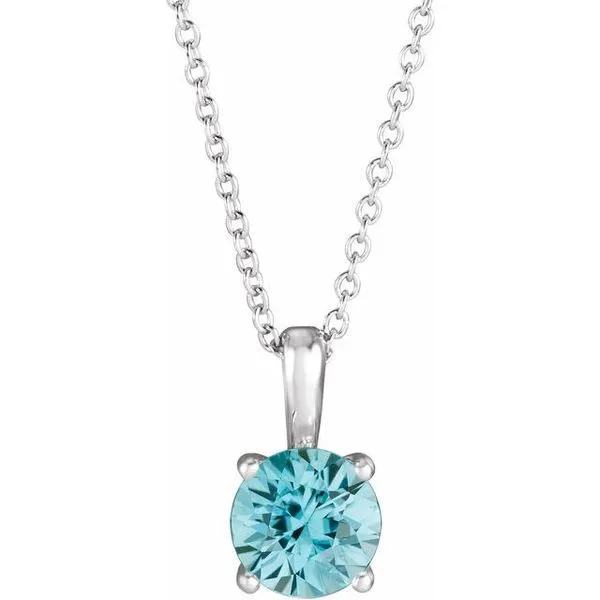Solitaire Necklace J. Meredith Jewelers Delafield, WI