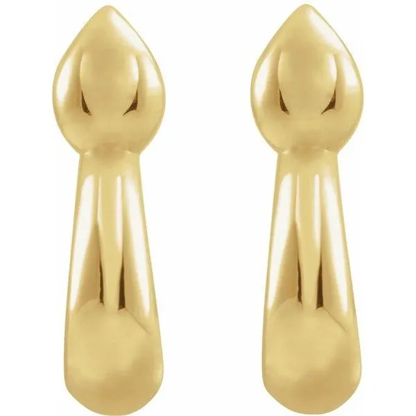 J-Hoop Earrings Image 2 J. Meredith Jewelers Delafield, WI