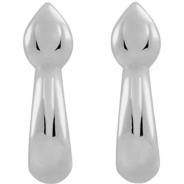 J-Hoop Earrings Image 2 Arnold's Jewelry and Gifts Logansport, IN