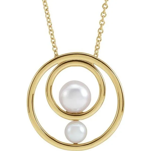 Hold You Forever® Pearl Necklace Leslie E. Sandler Fine Jewelry and Gemstones rockville , MD