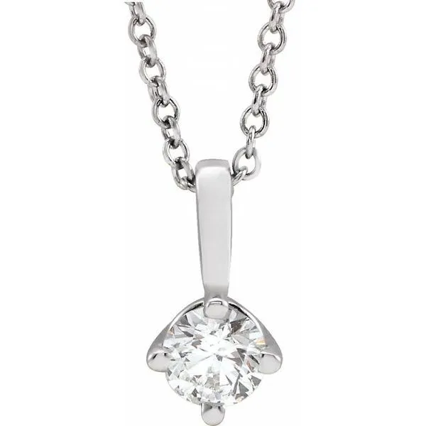 Solitaire Necklace Cherry Street Jewelers Tulsa, OK