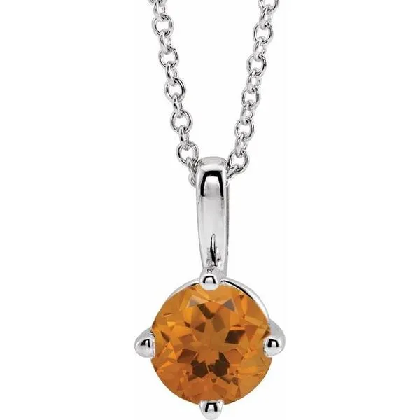 Solitaire Necklace D'Errico Jewelry Scarsdale, NY