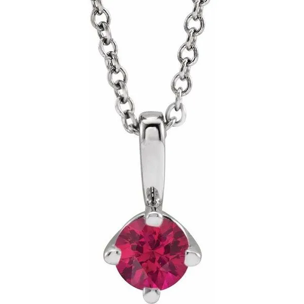Solitaire Necklace Hopman Jewelers Elkhart, IN