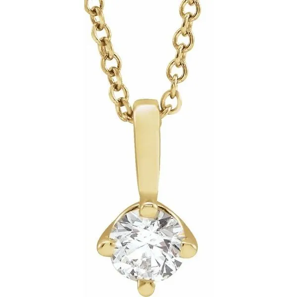 Solitaire Necklace Hopman Jewelers Elkhart, IN