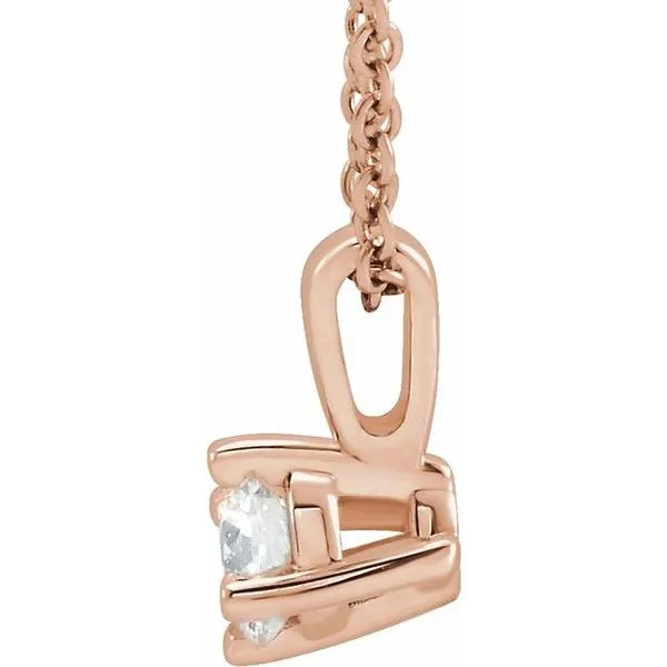 Solitaire Necklace Image 2 Hopman Jewelers Elkhart, IN