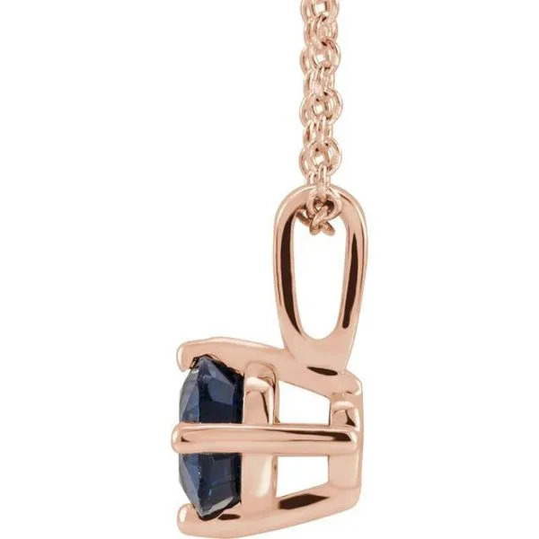 Solitaire Necklace Image 2 Hopman Jewelers Elkhart, IN