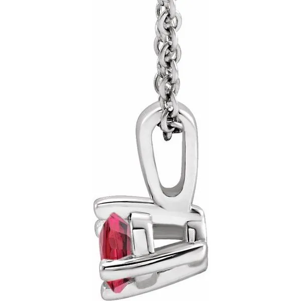Solitaire Necklace Image 2 Douglas Jewelers Conroe, TX