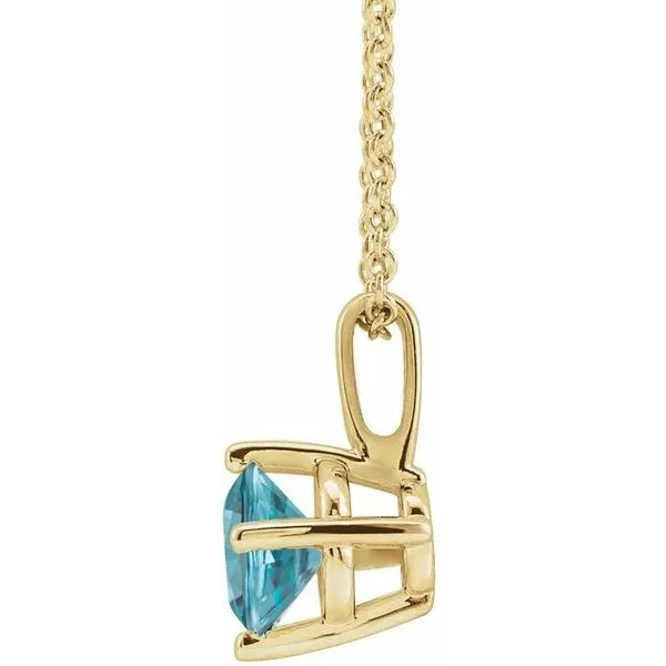 Solitaire Necklace Image 2 J. Meredith Jewelers Delafield, WI