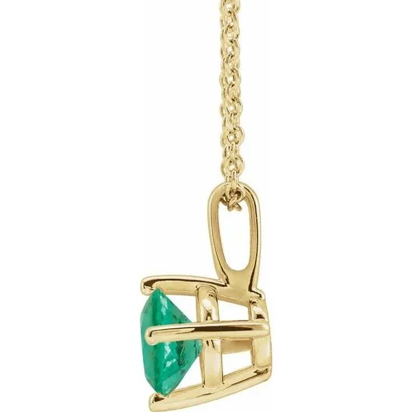 Solitaire Necklace Image 2 Arlene's Fine Jewelry Vidalia, GA