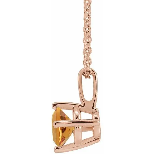 Solitaire Necklace Image 2 Cherry Street Jewelers Tulsa, OK