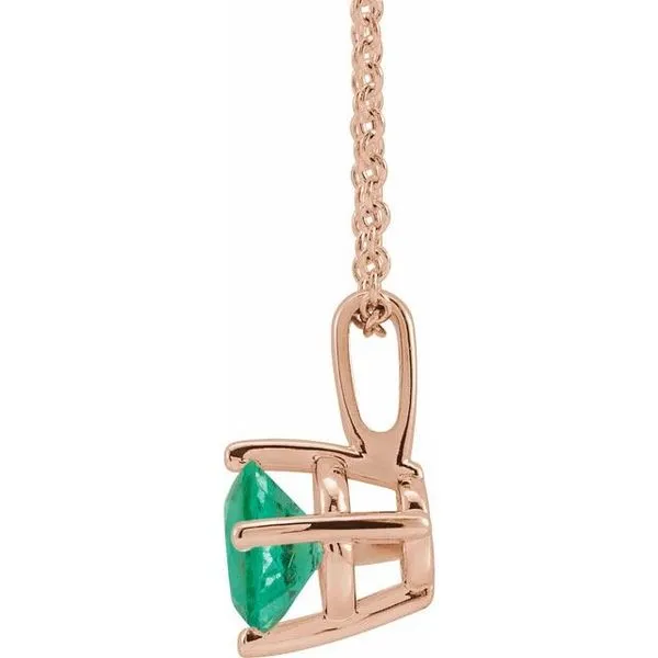 Solitaire Necklace Image 2 Arlene's Fine Jewelry Vidalia, GA