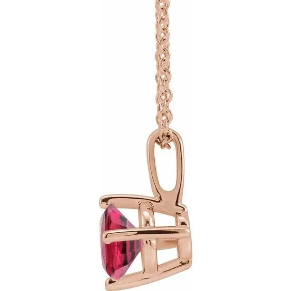 Solitaire Necklace Image 2 Cherry Street Jewelers Tulsa, OK