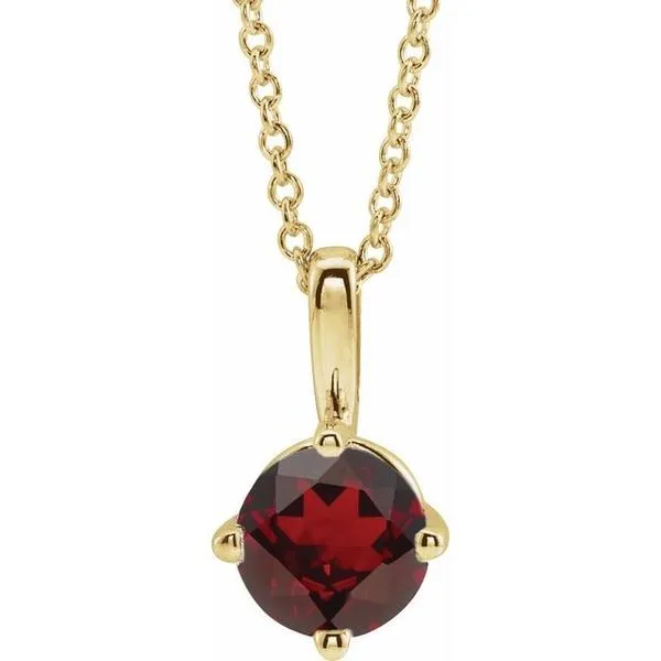 Solitaire Necklace Hopman Jewelers Elkhart, IN