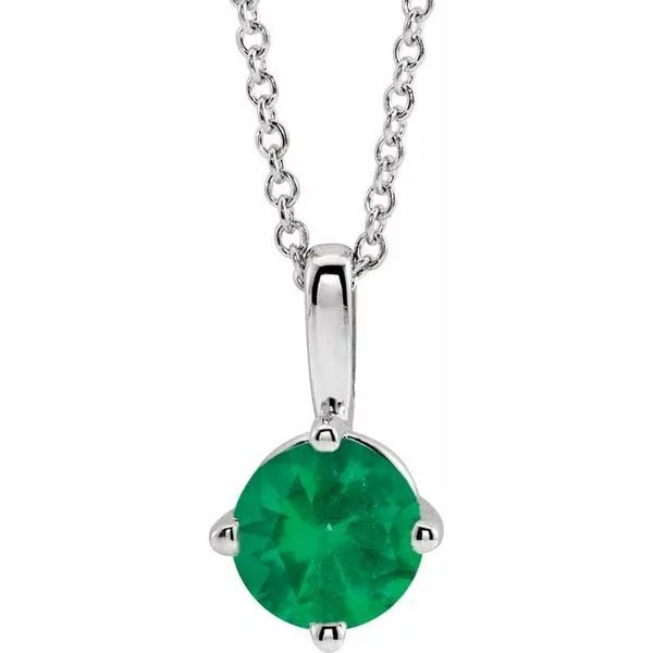 Solitaire Necklace Hopman Jewelers Elkhart, IN