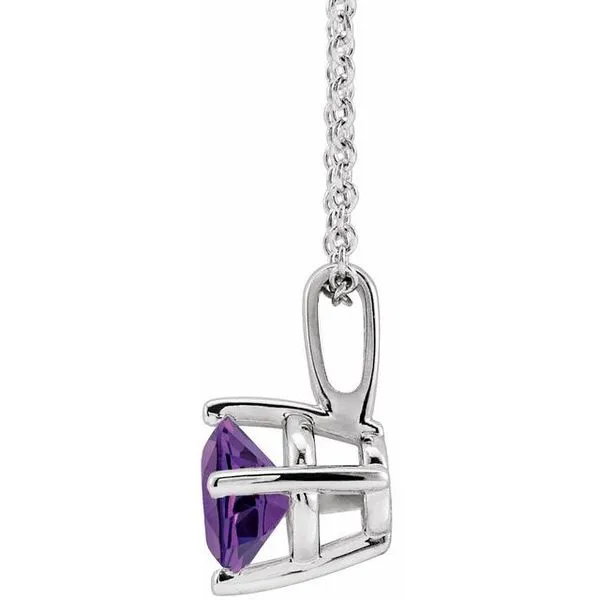 Solitaire Necklace Image 2 CMS Fine Jewelers Wooster, OH