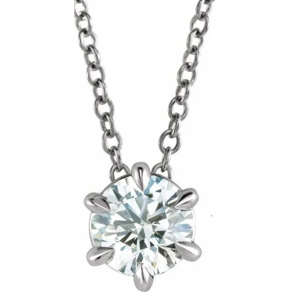 Solitaire Necklace or Slide Pendant J. Meredith Jewelers Delafield, WI