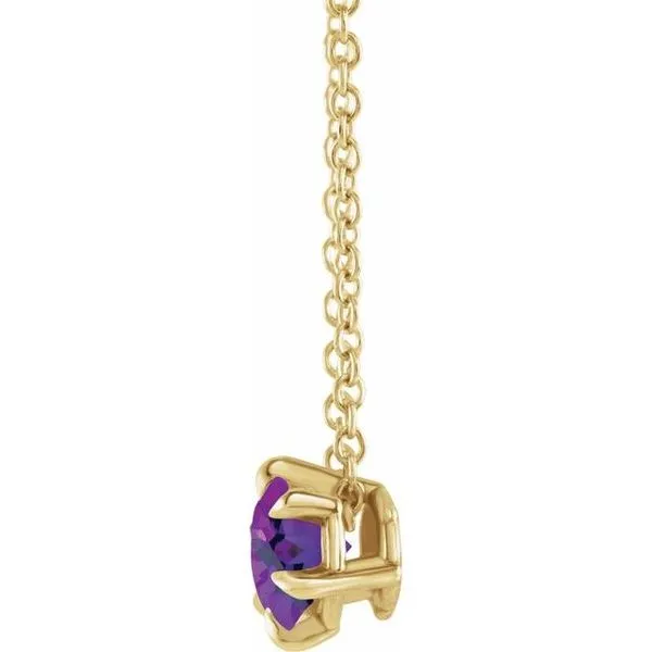 Solitaire Necklace or Slide Pendant Image 2 Jerald Jewelers Latrobe, PA