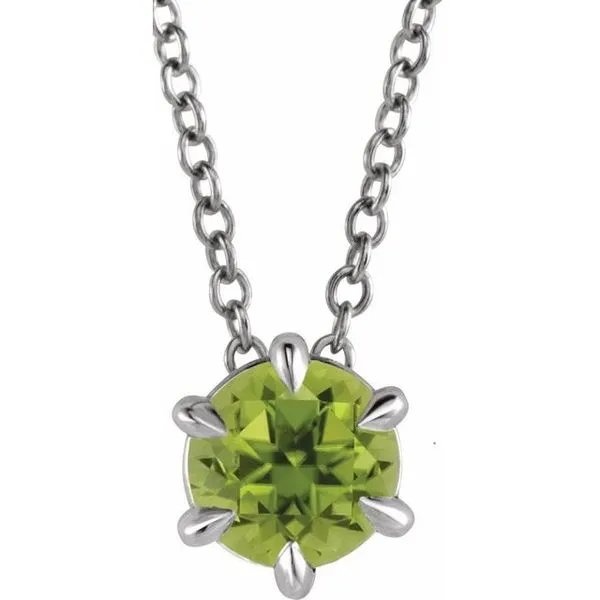 Solitaire Necklace or Slide Pendant Hopman Jewelers Elkhart, IN