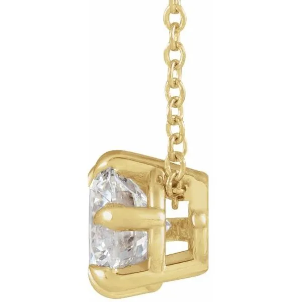 Solitaire Necklace or Slide Pendant Image 2 Michael's Jewelry North Wilkesboro, NC