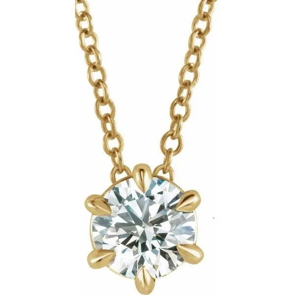 Solitaire Necklace or Slide Pendant James & Williams Jewelers Berwyn, IL