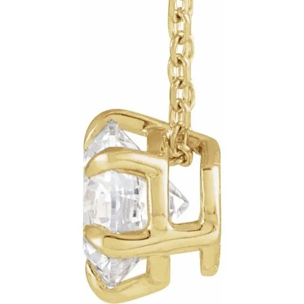 Solitaire Necklace or Slide Pendant Image 2 Hopman Jewelers Elkhart, IN