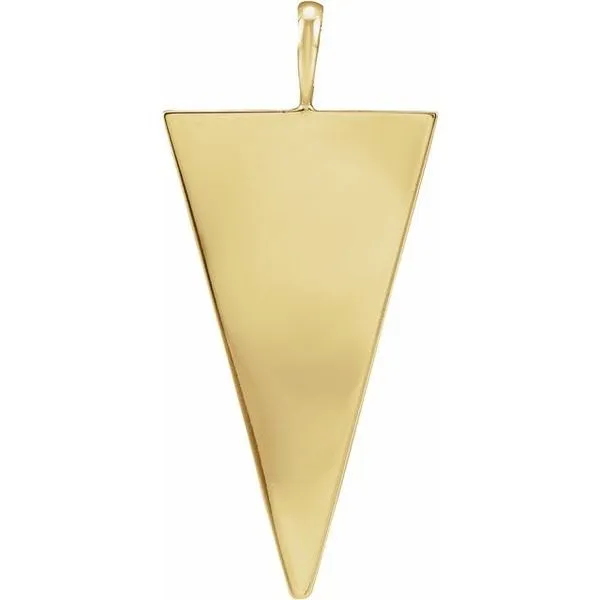 Engravable Geometric Pendant Hopman Jewelers Elkhart, IN