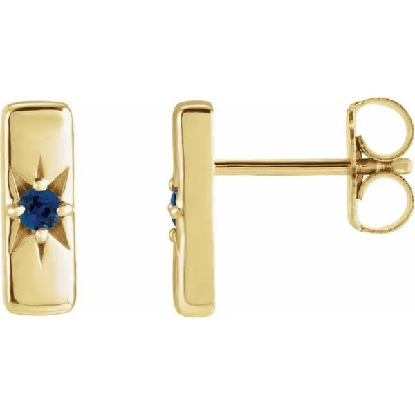 Accented Bar Earrings J. Meredith Jewelers Delafield, WI
