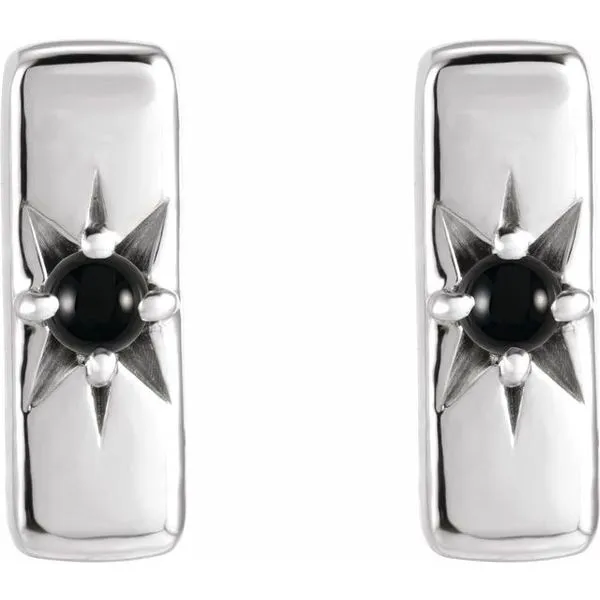 Accented Bar Earrings Image 2 James & Williams Jewelers Berwyn, IL