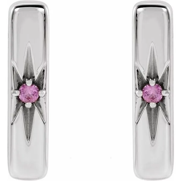 Accented Bar Earrings Image 2 James & Williams Jewelers Berwyn, IL