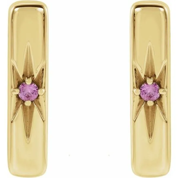 Accented Bar Earrings Image 2 Rasmussen Jewelers Spanish Fork, UT