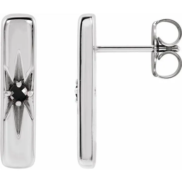Accented Bar Earrings Hart's Jewelers Grants Pass, OR
