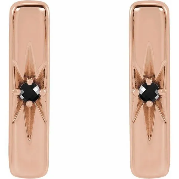 Accented Bar Earrings Image 2 Hopman Jewelers Elkhart, IN