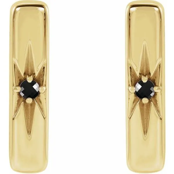 Accented Bar Earrings Image 2 Michael's Jewelry North Wilkesboro, NC