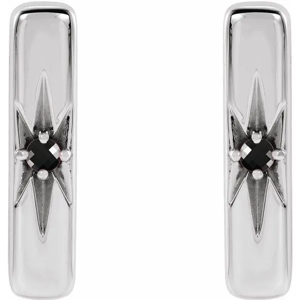 Accented Bar Earrings Image 2 Milan's Jewelry Inc Sarasota, FL