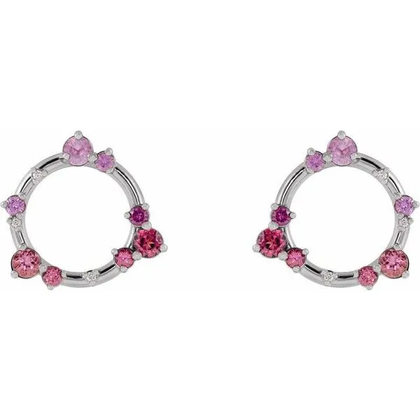 Circle Earrings Image 2 Long Jewelers Chesapeake, VA