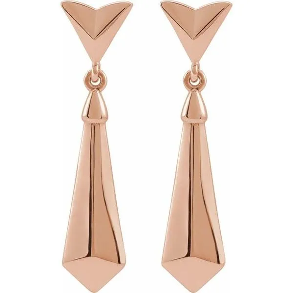 Geometric Dangle Earrings Image 2 Long Jewelers Chesapeake, VA