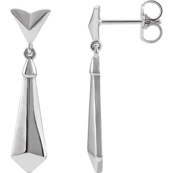 Geometric Dangle Earrings James & Williams Jewelers Berwyn, IL
