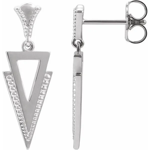 Geometric Dangle Earrings James & Williams Jewelers Berwyn, IL