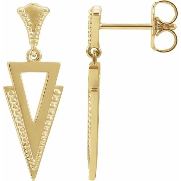Geometric Dangle Earrings J. Meredith Jewelers Delafield, WI