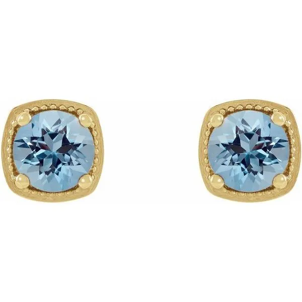 Round 4-Prong Earrings Image 2 Smith Jewelers Franklin, VA