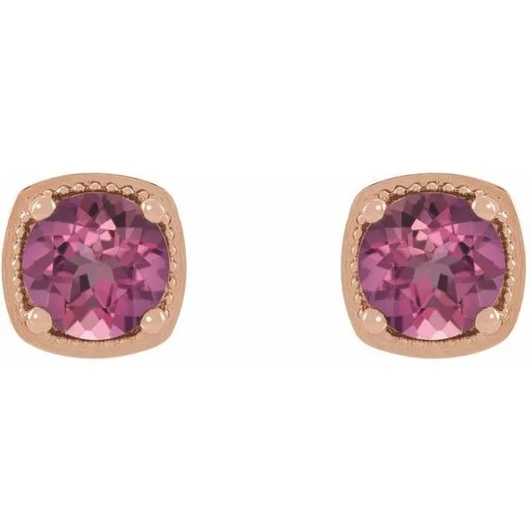 Round 4-Prong Earrings Image 2 D'Errico Jewelry Scarsdale, NY
