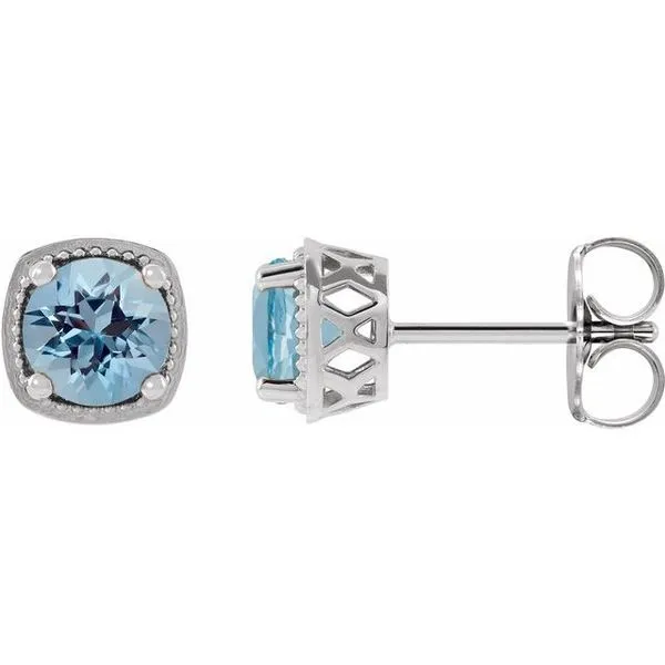 Round 4-Prong Earrings Hopman Jewelers Elkhart, IN