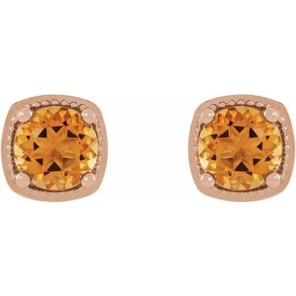 Round 4-Prong Earrings Image 2 Cherry Street Jewelers Tulsa, OK